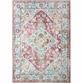 Mayberry Rug 5 ft. 3 in. x 7 ft. 3 in. Barcelona Isabella Area Rug, Pink BC9059 5X8